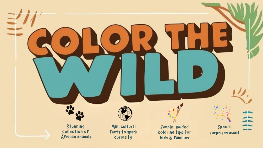 Color the Wild: Discover Africa’s Animals, One Page at a Time